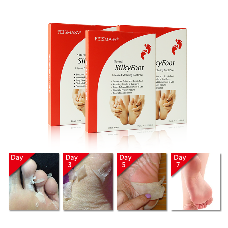 Maschera peeling per i piedi rimuovi-callosità con acido glicolico - 7